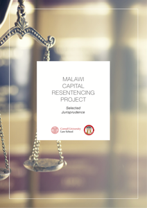 Front cover of Malawi Capital Resentencing Project.